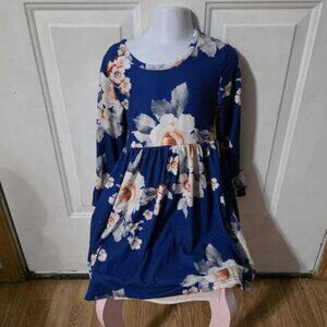 Sweet Blossom Blue Floral Dress – Perfect for Spring!